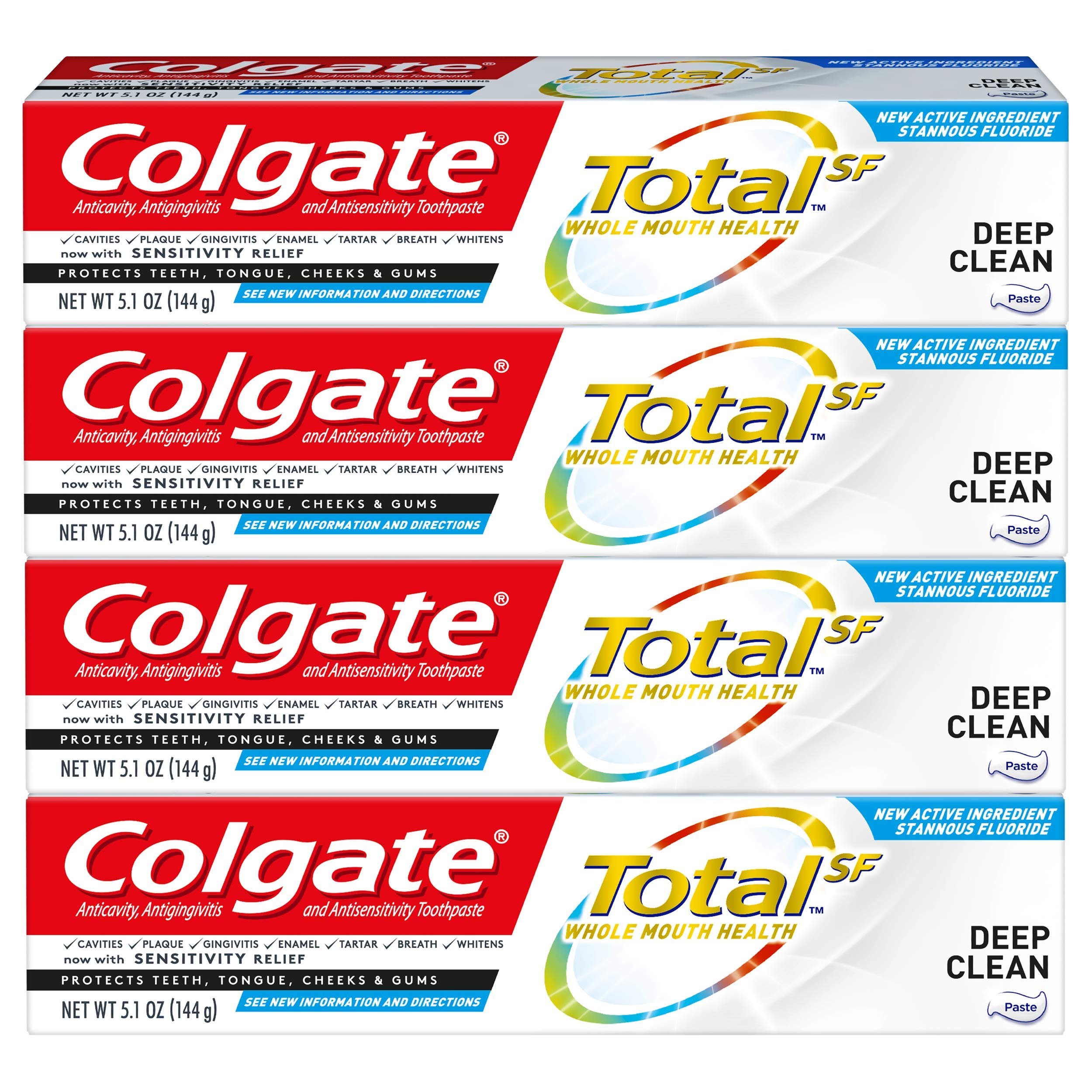 Colgate Total 4-pack front view