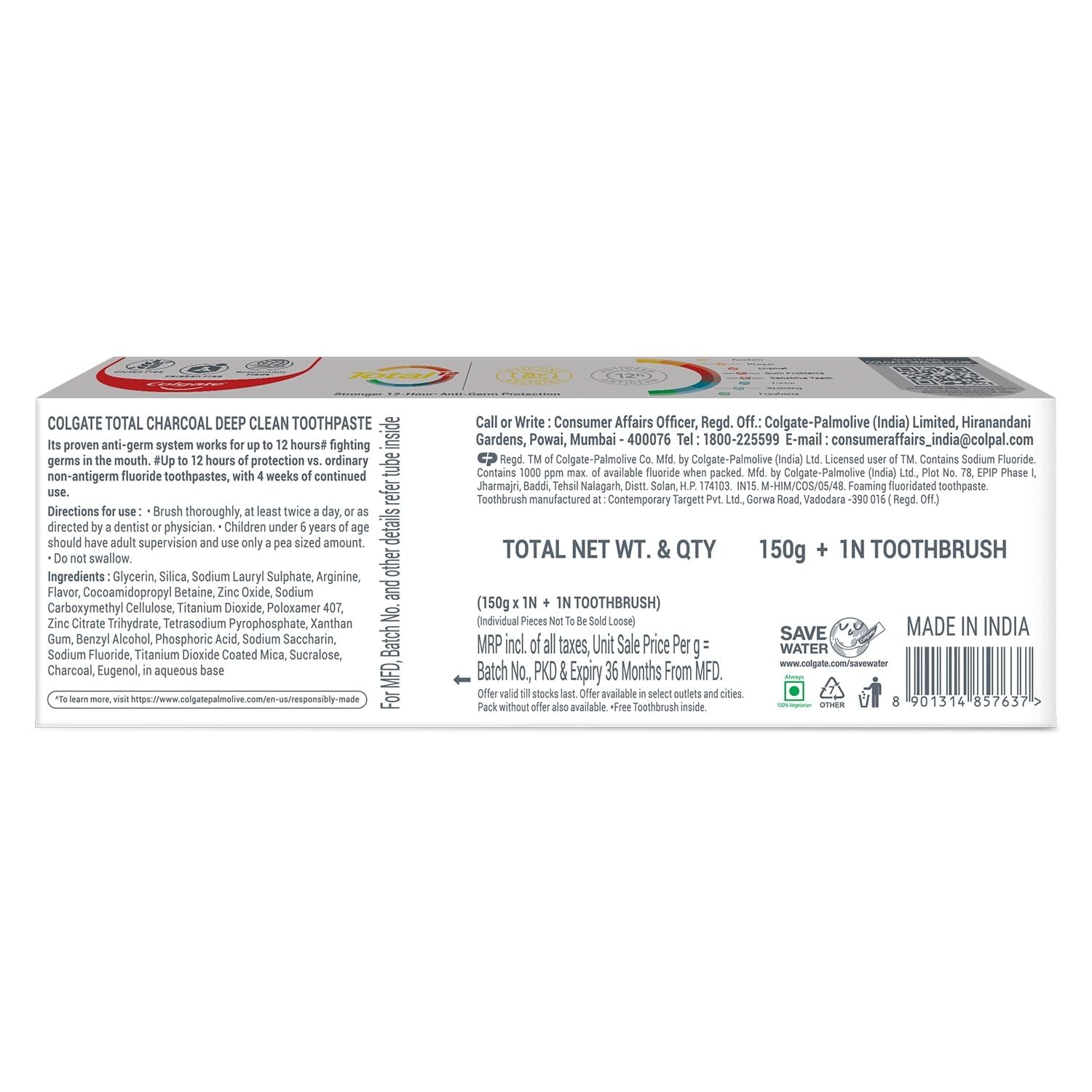 Saver pack back with product details
