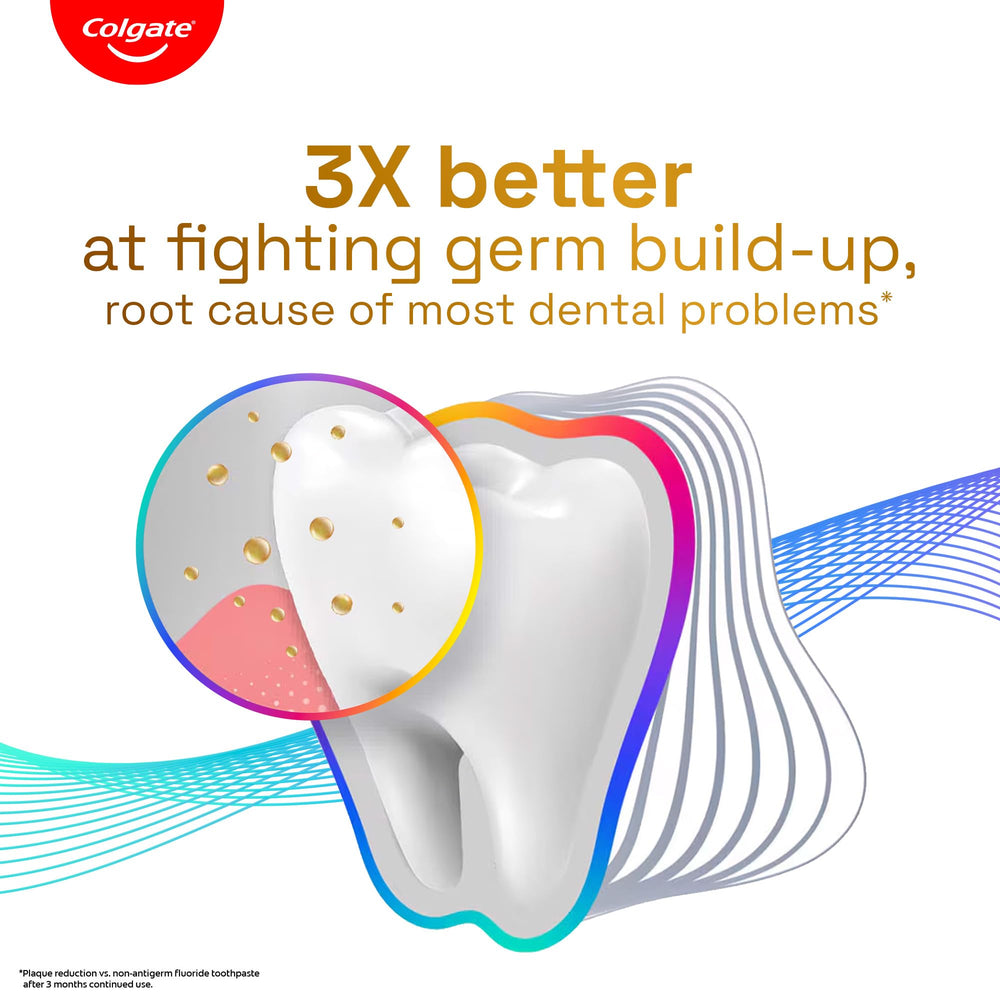 Combo pack front view with free premium soft toothbrush