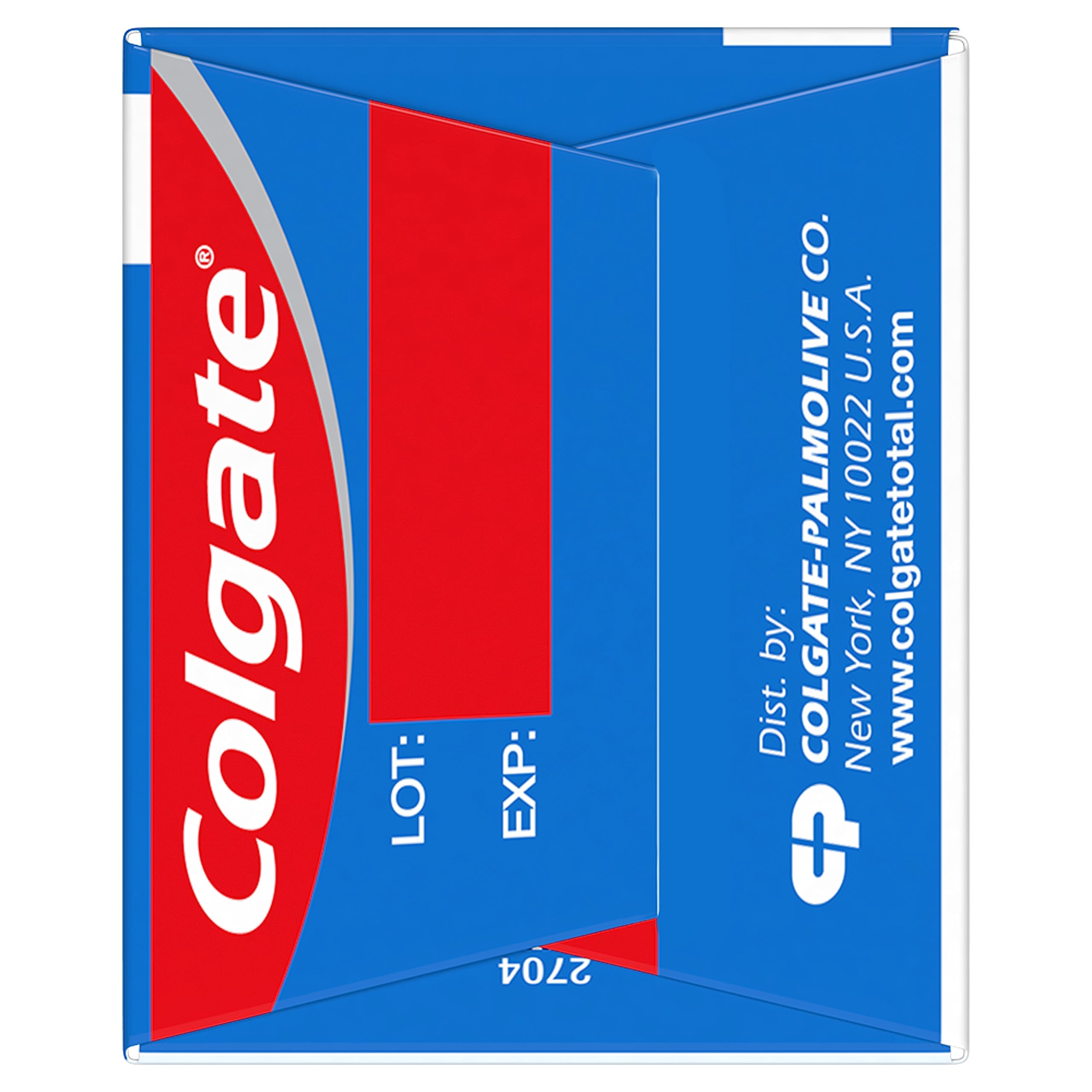 Mint flavor close-up of Colgate Total toothpaste