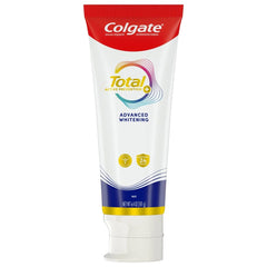 Colgate Total SF Advanced Whitening Toothpaste 6.4 oz Pack of 5 packaging backside