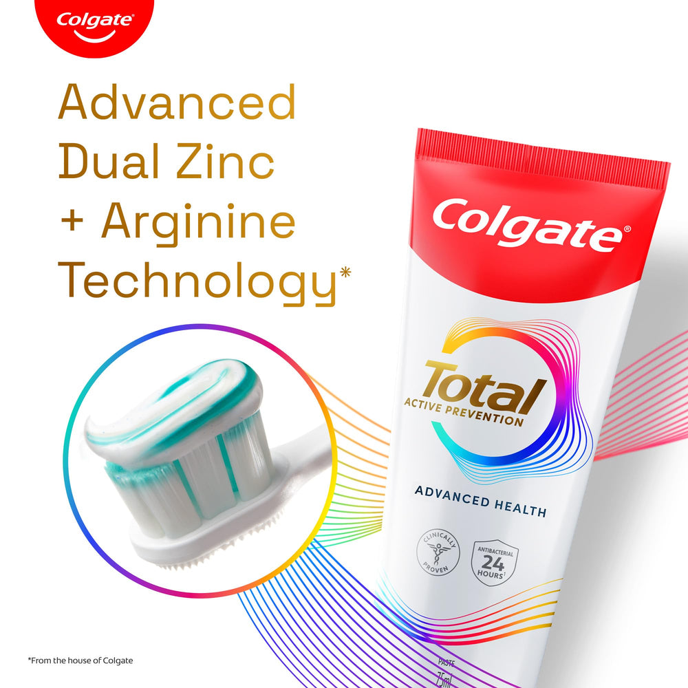 Tartar and plaque prevention emphasis with toothpaste image