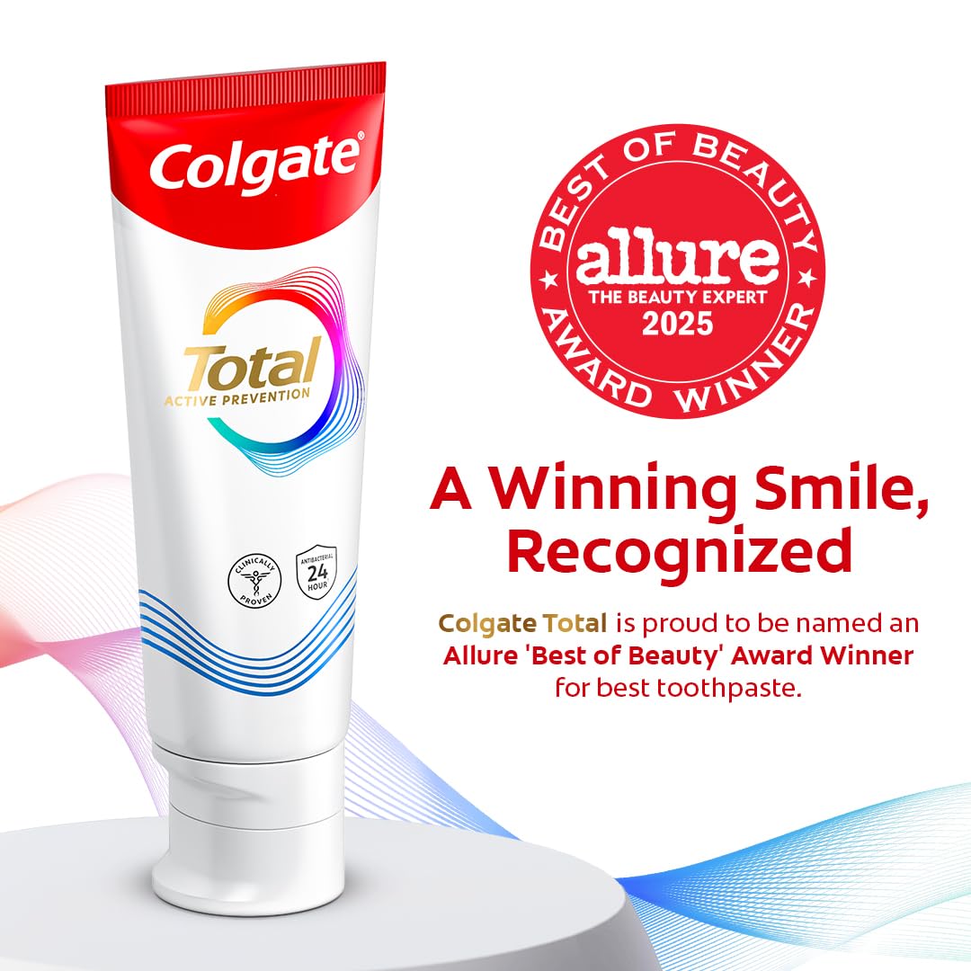 Close-up of mint flavor label on toothpaste tube