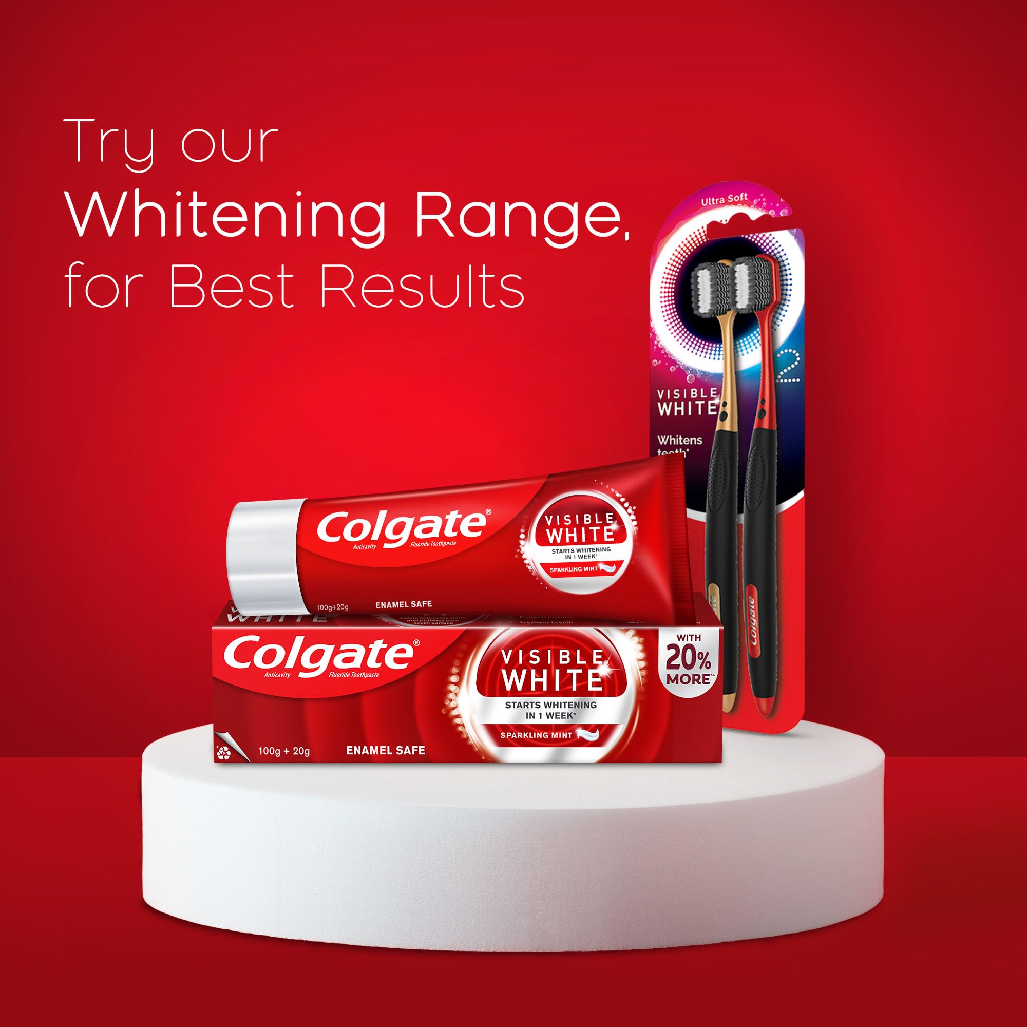 IDA certification and Indian-made Colgate logo