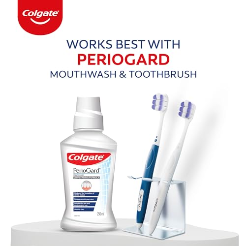 Colgate PerioGard packaging on display stand