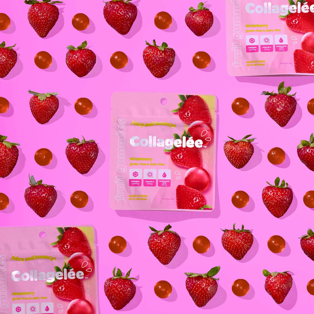 Box and pouch packaging of Collagelee gummies