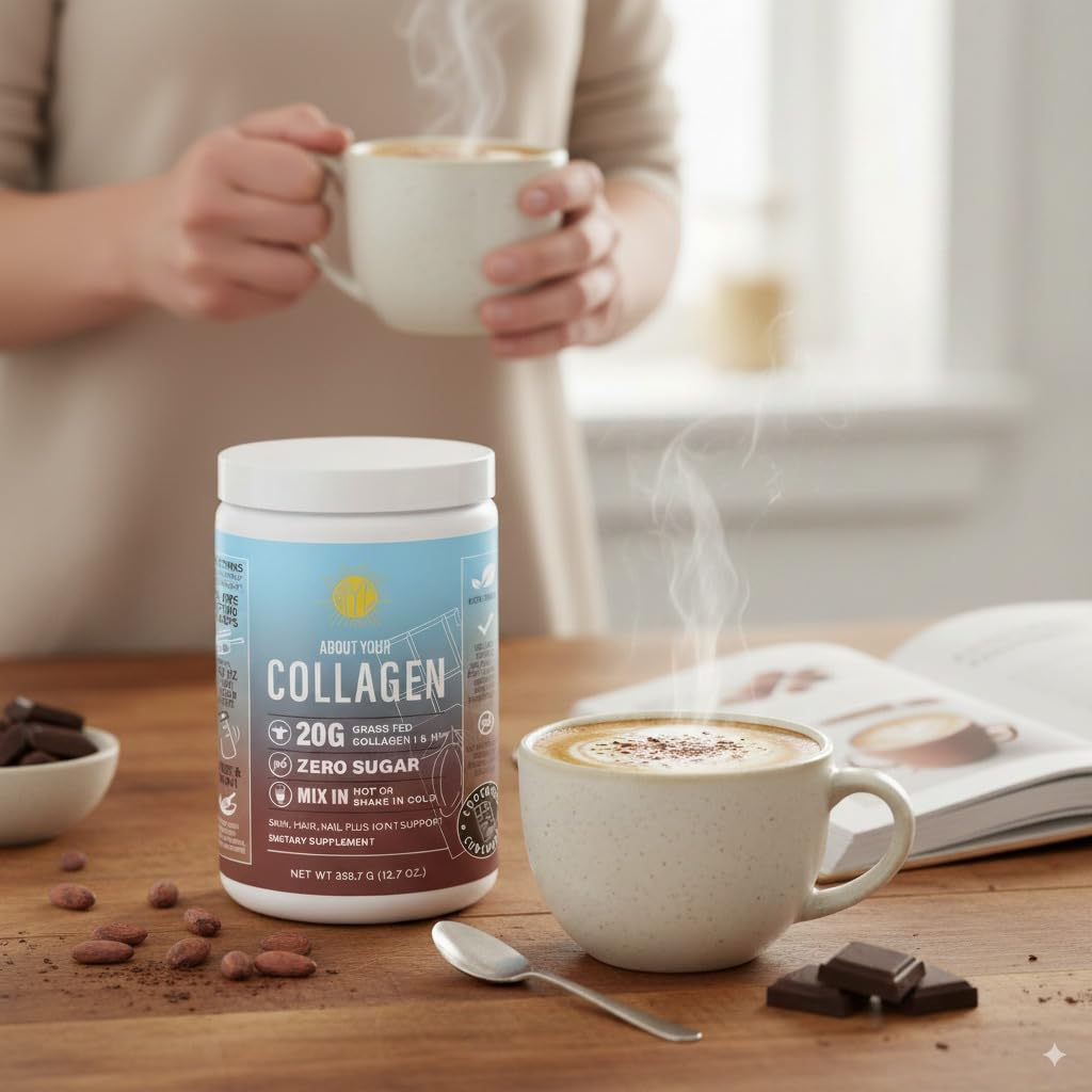 Grass-fed Type I and III hydrolyzed collagen from cows