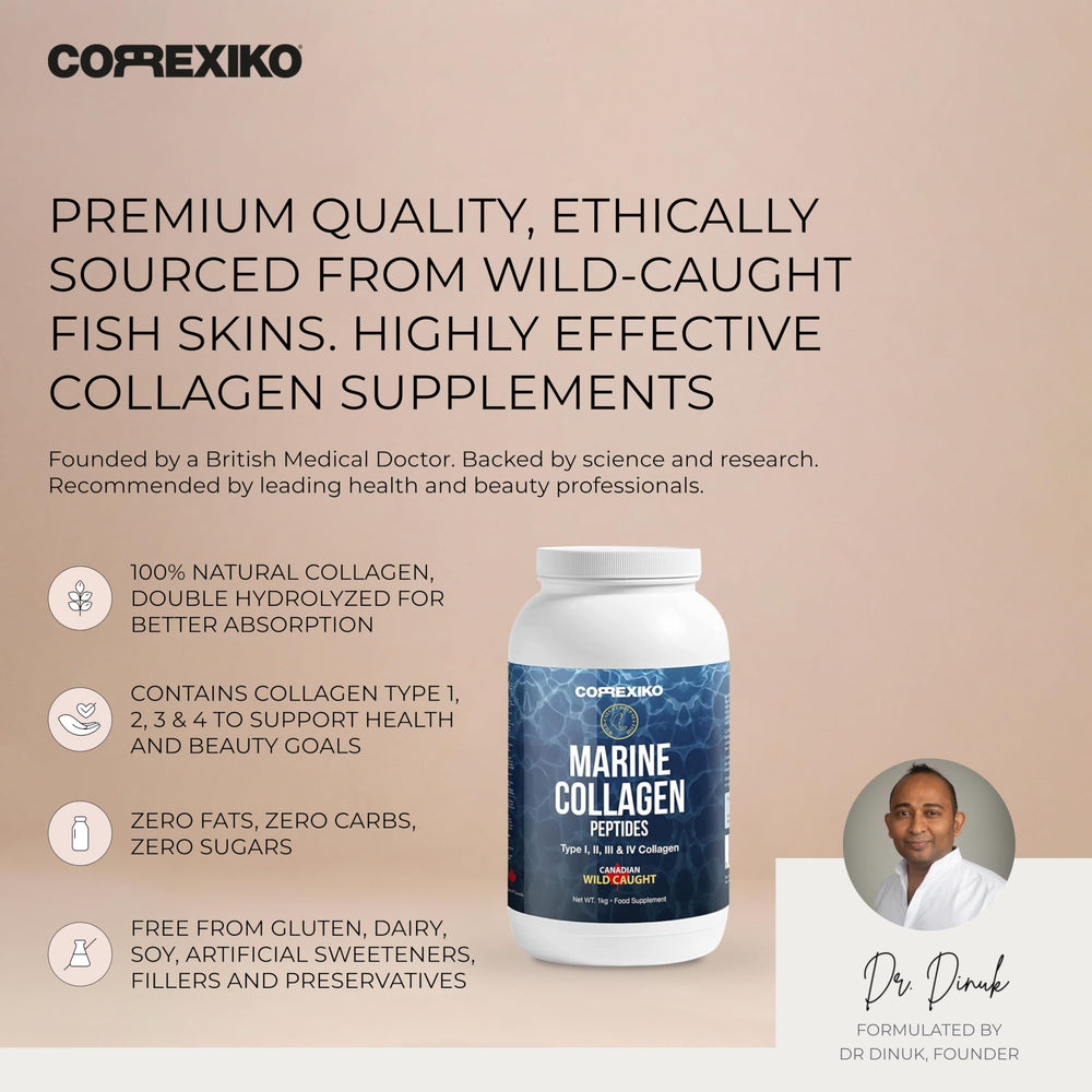 Collagen supports skin, hair, nails and joints