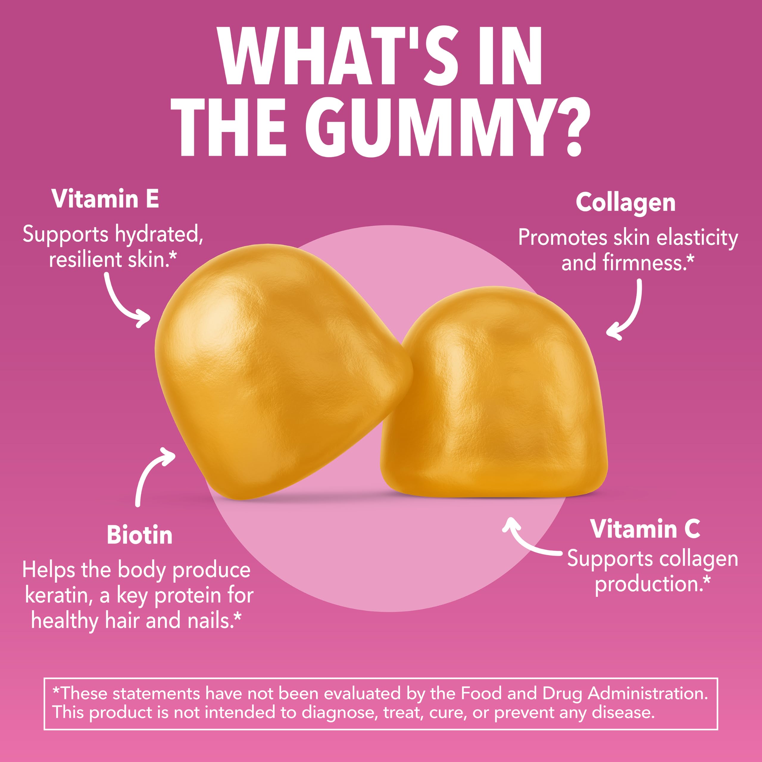 Non-GMO, pectin-based collagen gummies packaging