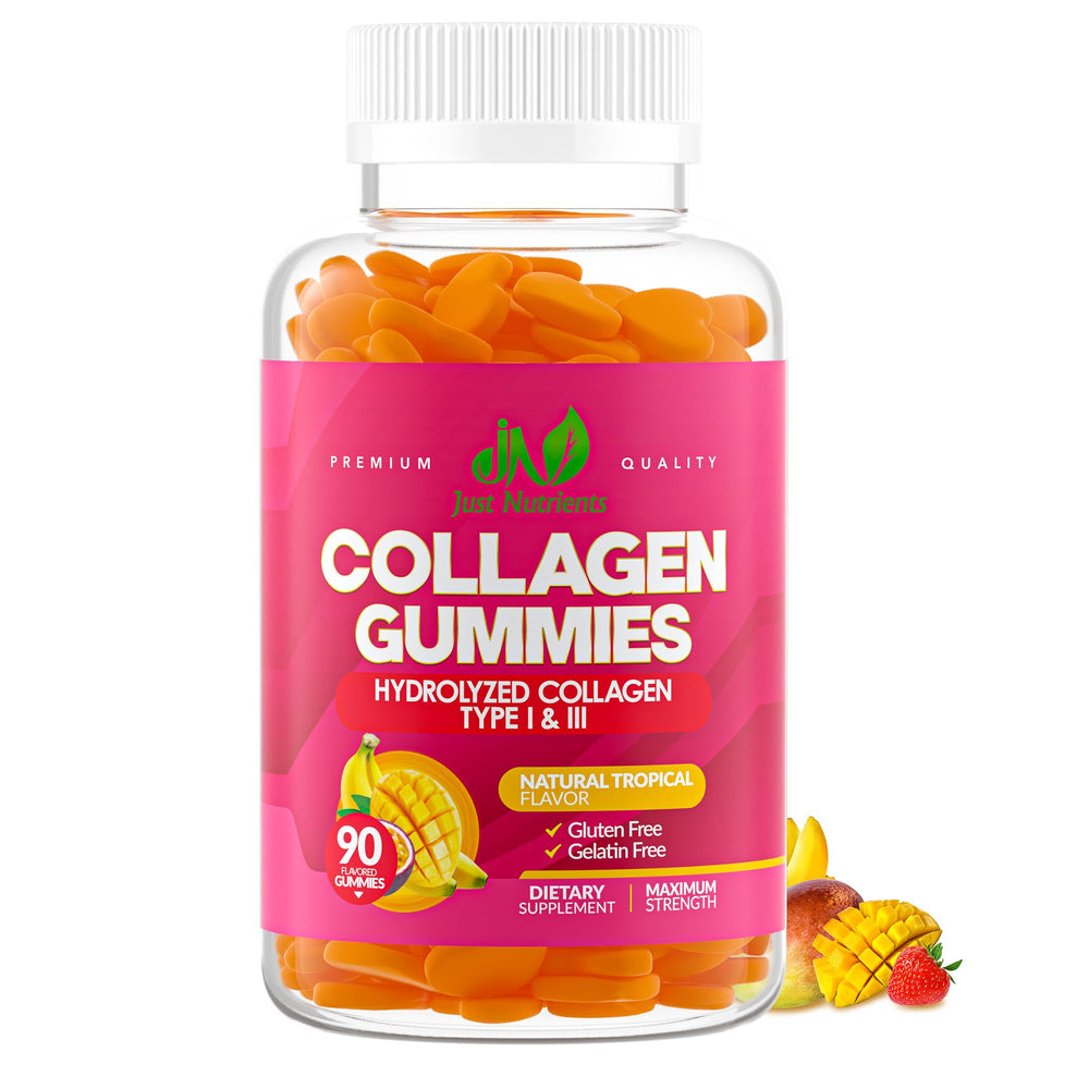 Bottle of collagen gummies for women and men – 90 count