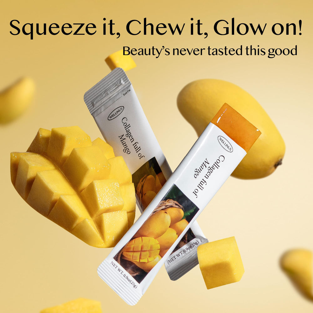 Collagen jelly sticks supporting hair and nails