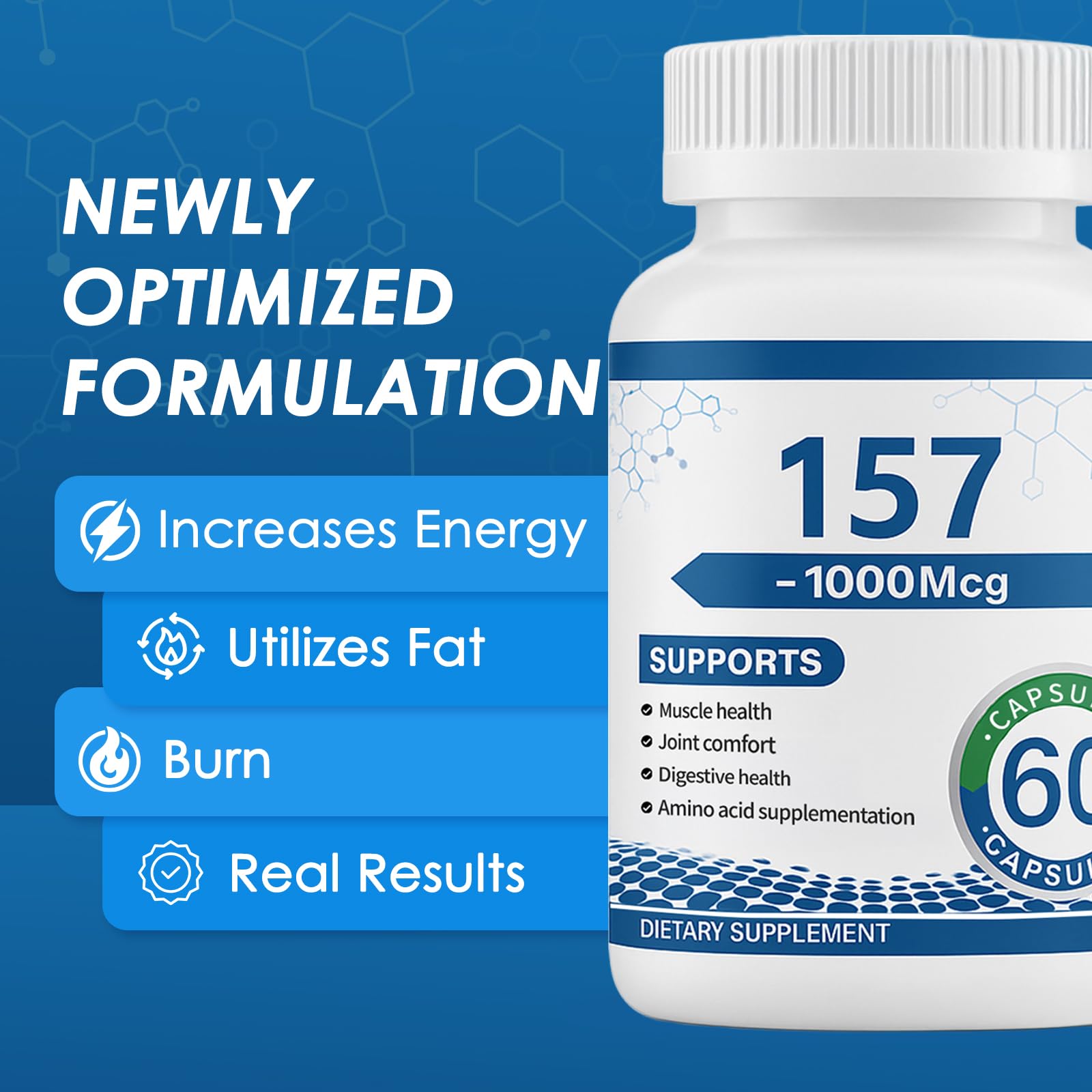 Non-GMO, sugar-free, dairy-free badge on packaging