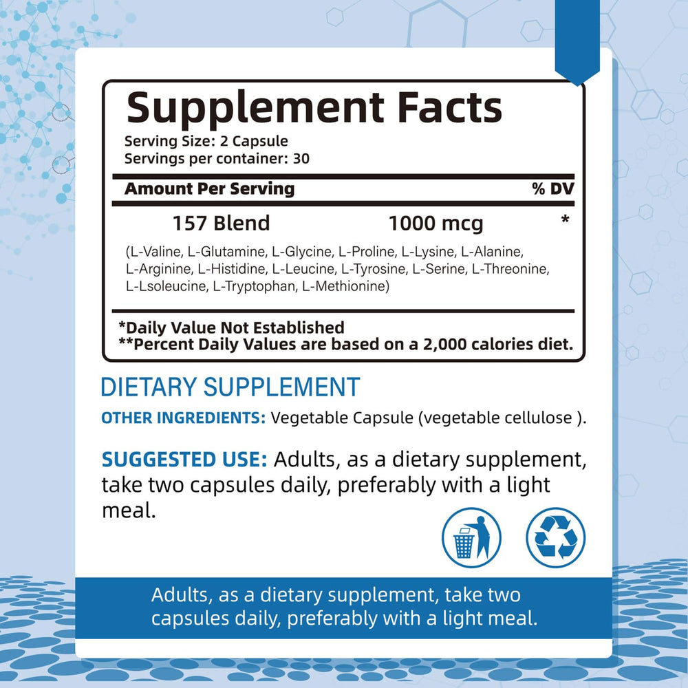 Ingredient and allergen information label