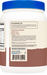 Collagen powder with serving scoop