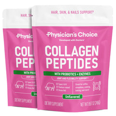 Hydrolyzed collagen peptides powder with DigeSEB enzyme for enhanced absorption (Type I & III).
