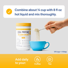 Ingredients panel for vanilla collagen peptides