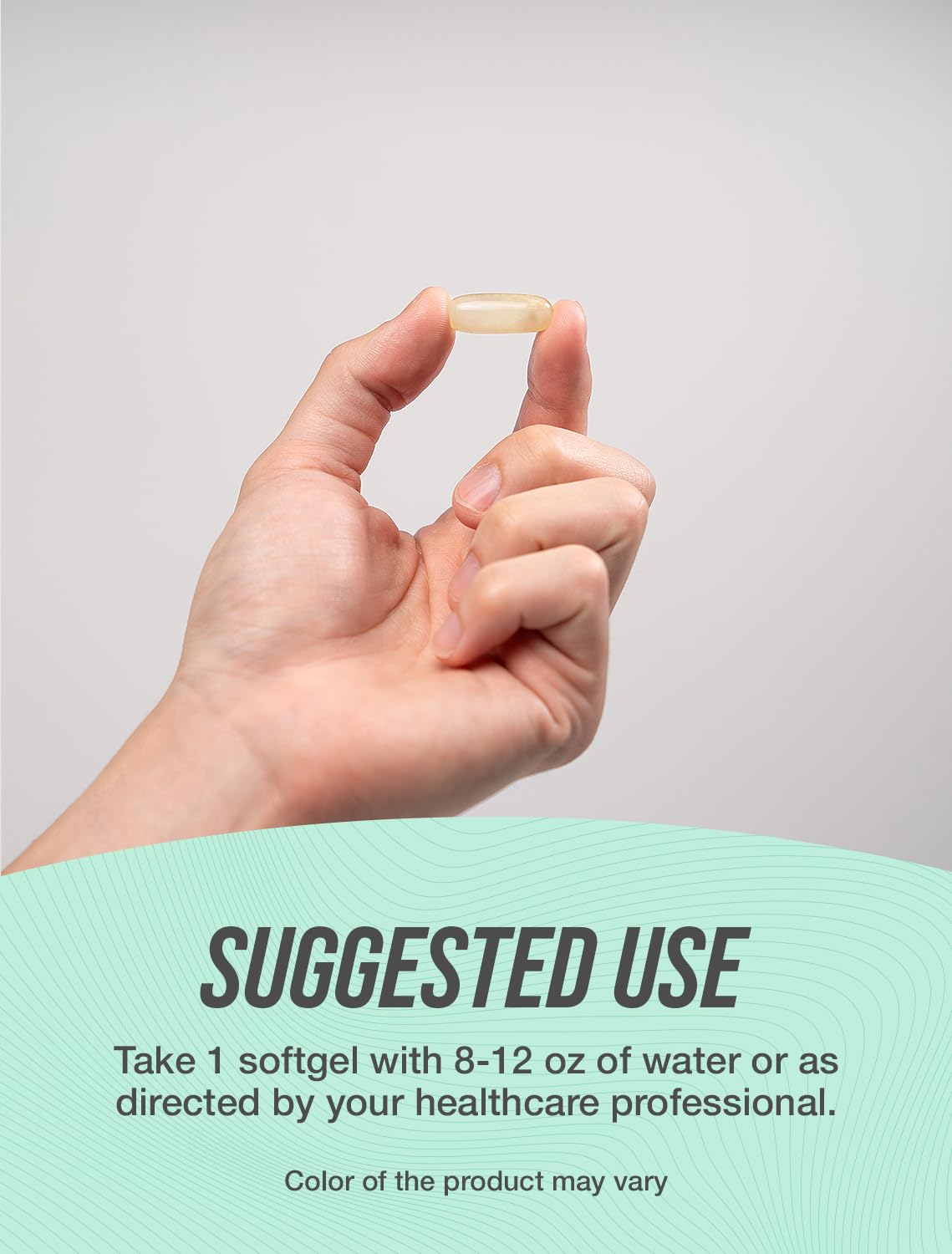 Collagen pills for women and men displayed