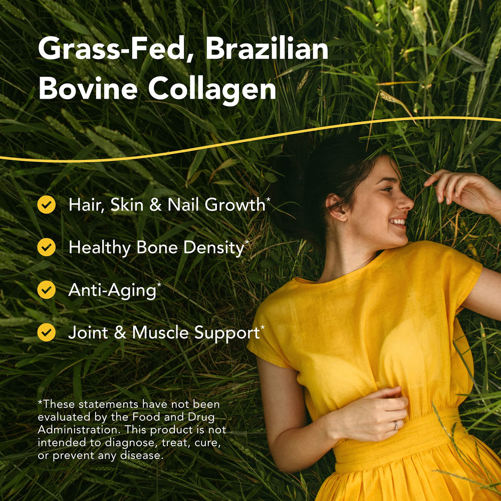 Close-up of bromelain and papain enzymes on Collagen Power-Plus ingredients
