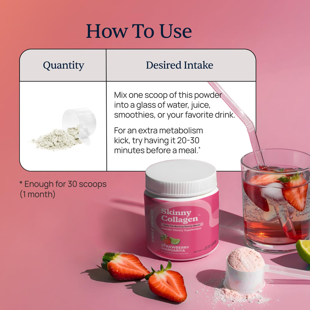 Daily collagen scoop for easy use