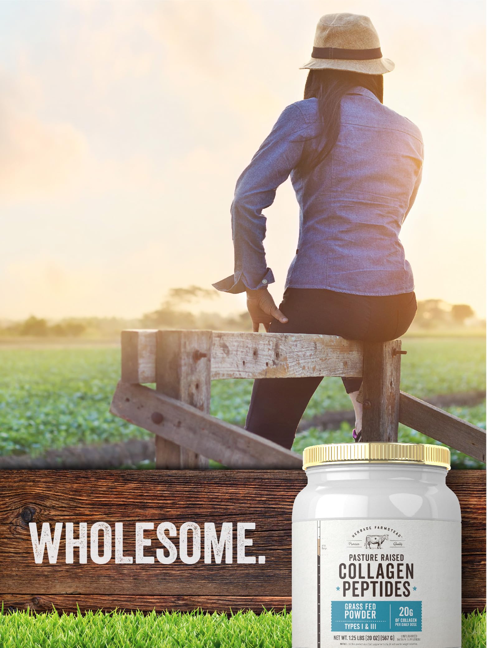 Nutrition image showing 10,000 mg per serving of collagen