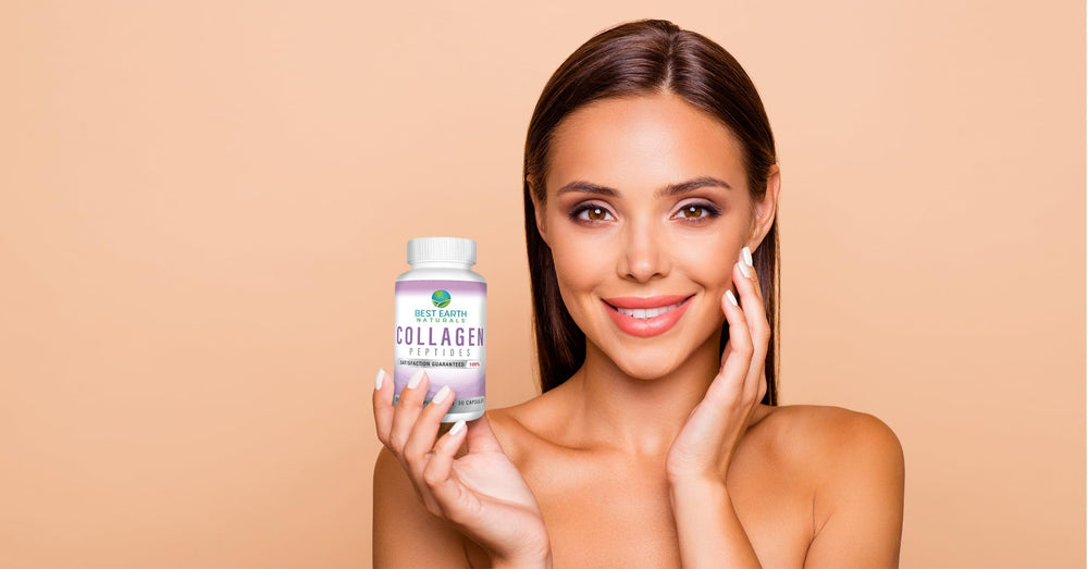 Collagen Type I & III skin glow benefit illustration