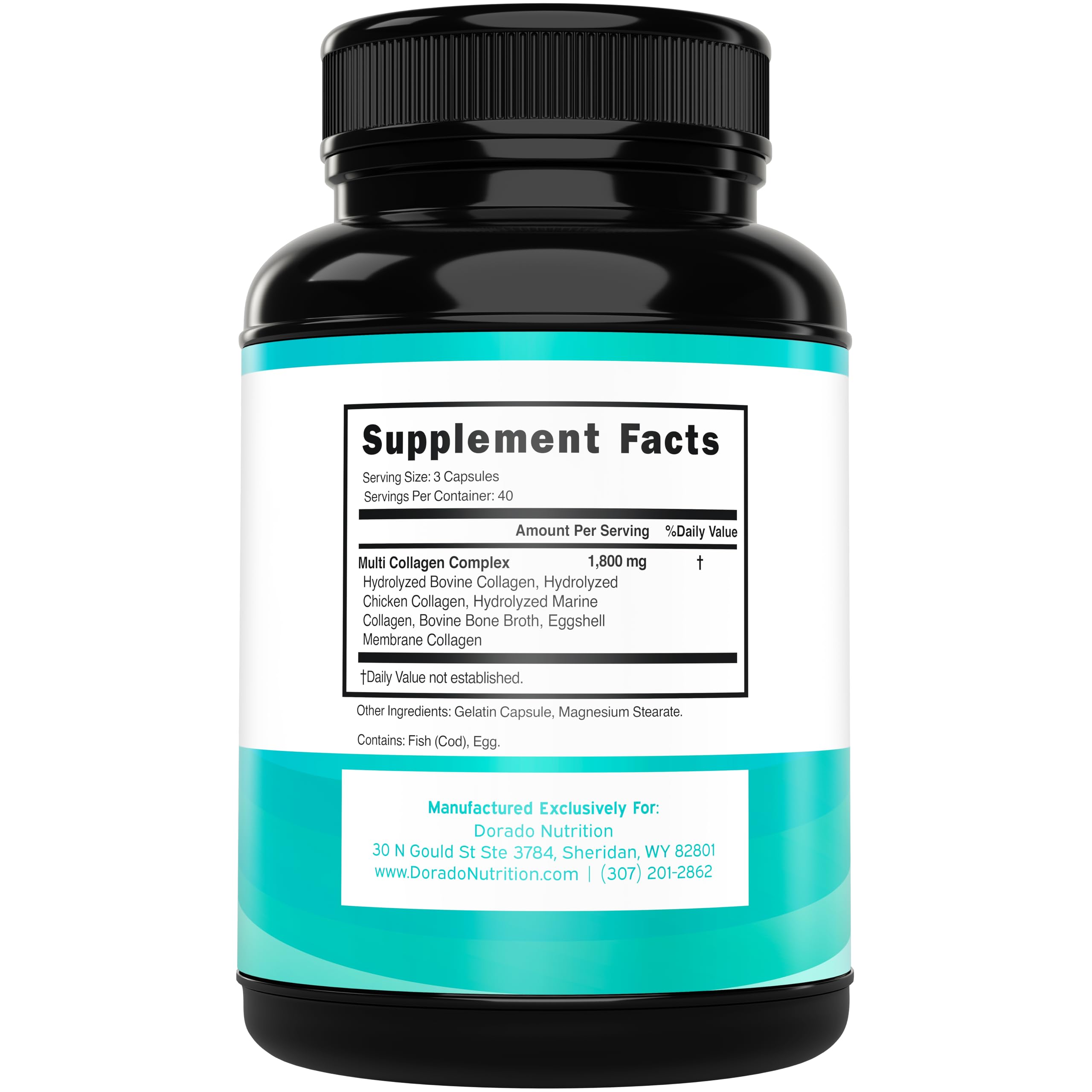 Collagen sources and types I, II, III, V, and X