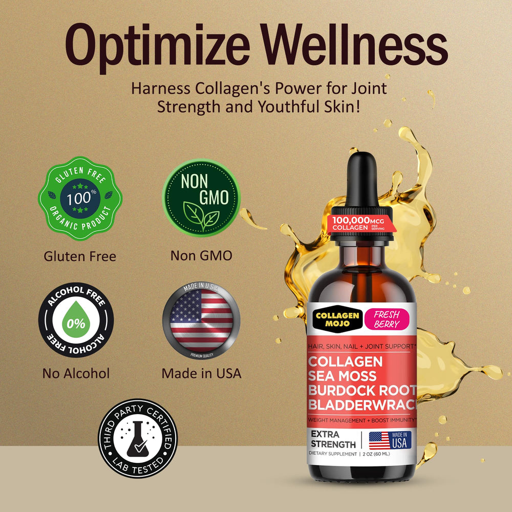 Healthy hair, skin, and nails with Collagen Mojo