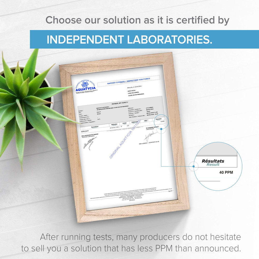 Tasteless, colorless colloidal silver solution