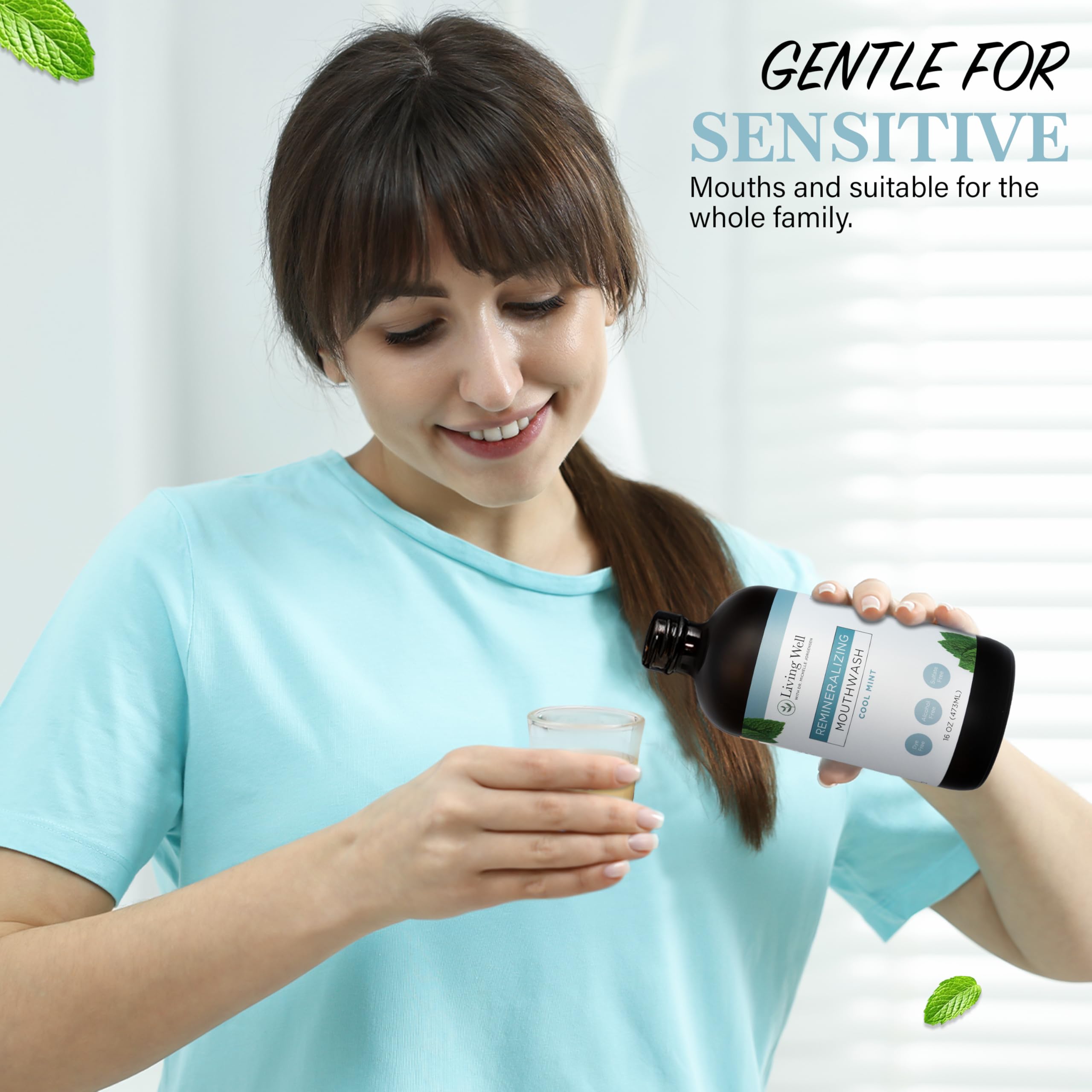 Colloidal silver for oral health illustration