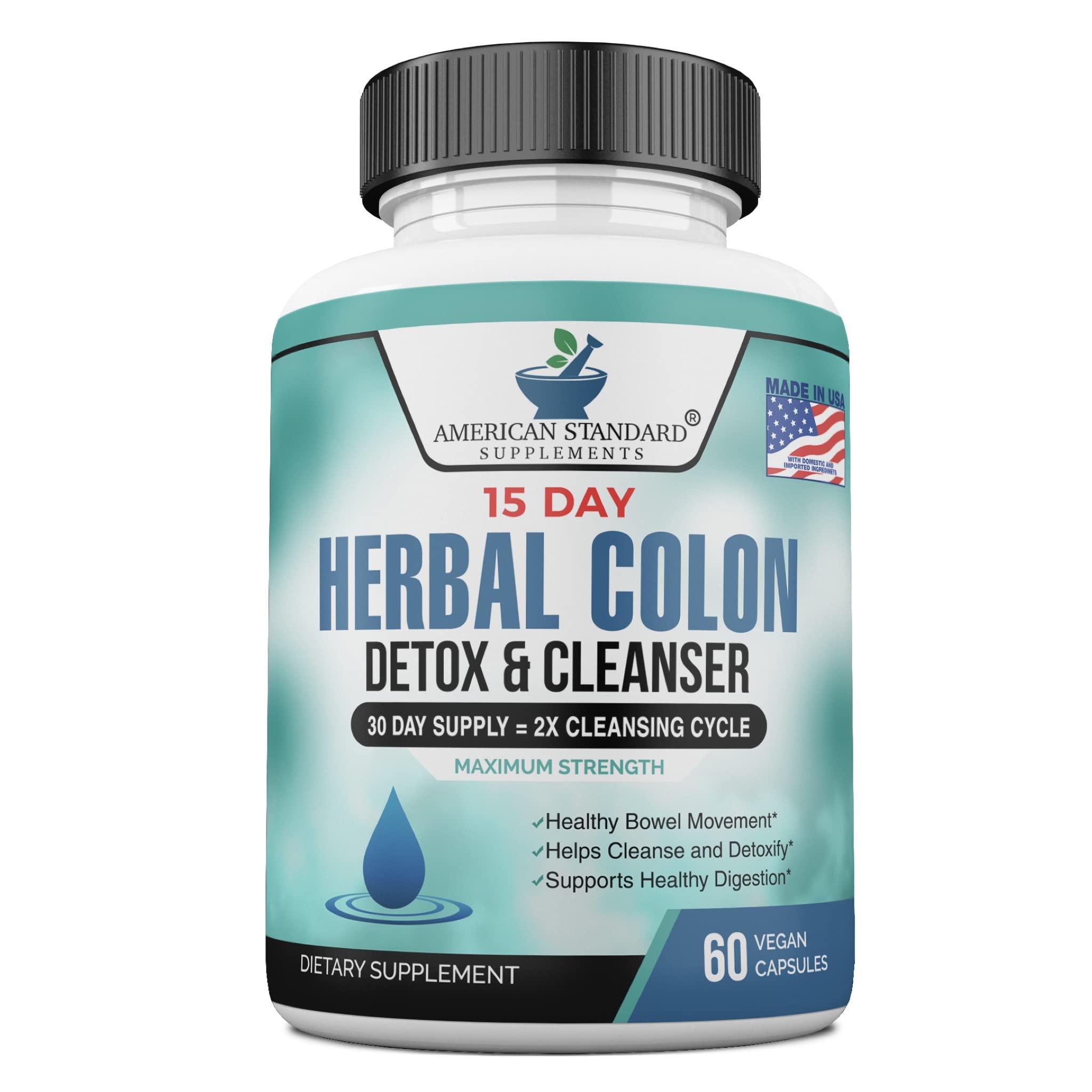 Colon Cleanse bottle – 60 veggie capsules