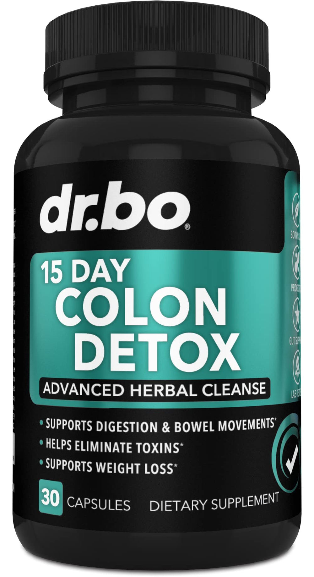 Colon Cleanser Detox hero image with probiotic label