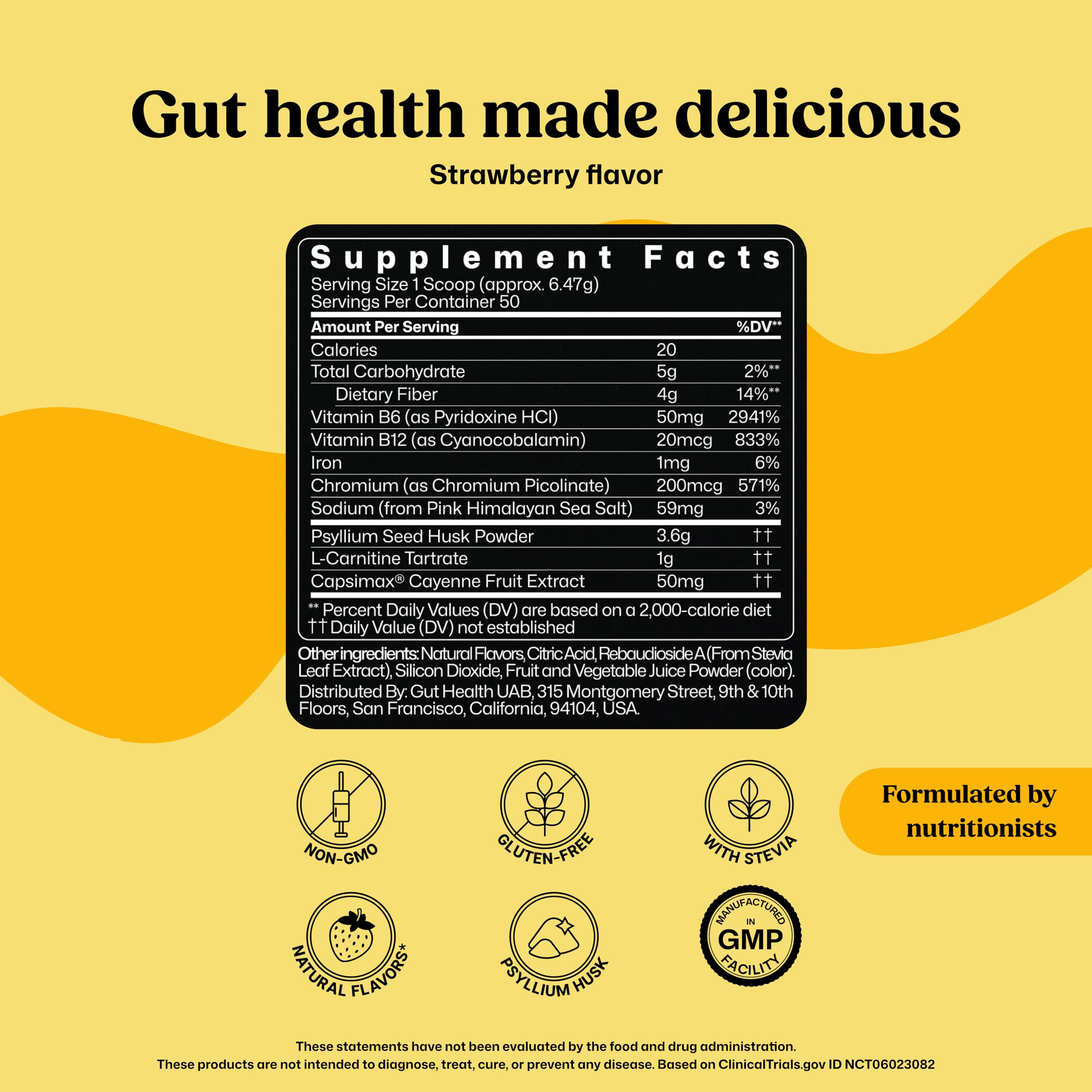 Close-up of ingredients list: L-carnitine, Capsimax, Chromium, B-vitamins