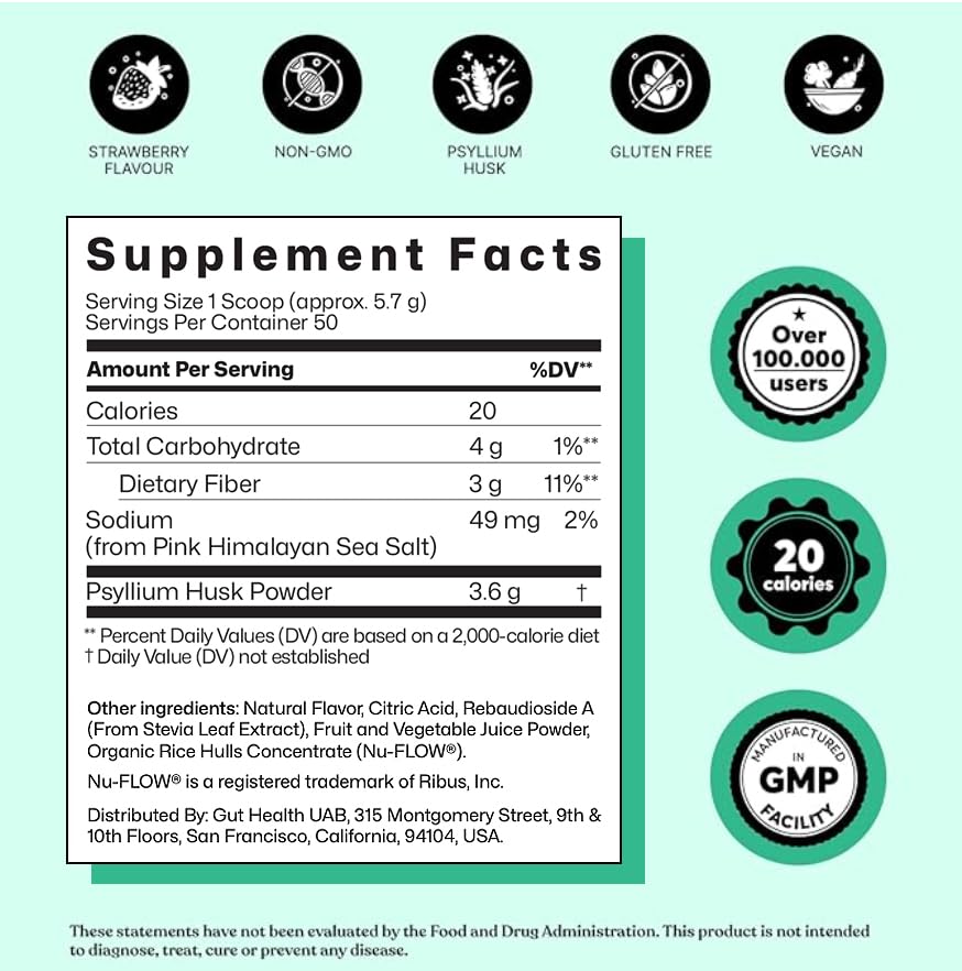 Vegan, gluten-free, non-GMO ColonBroom branding