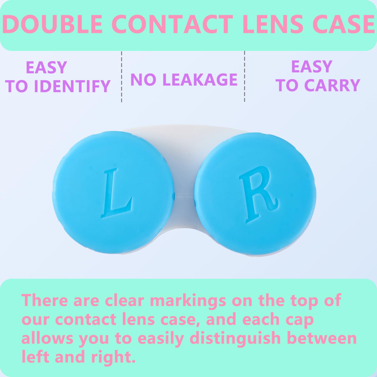 Monthly replacement inscription on the lens case