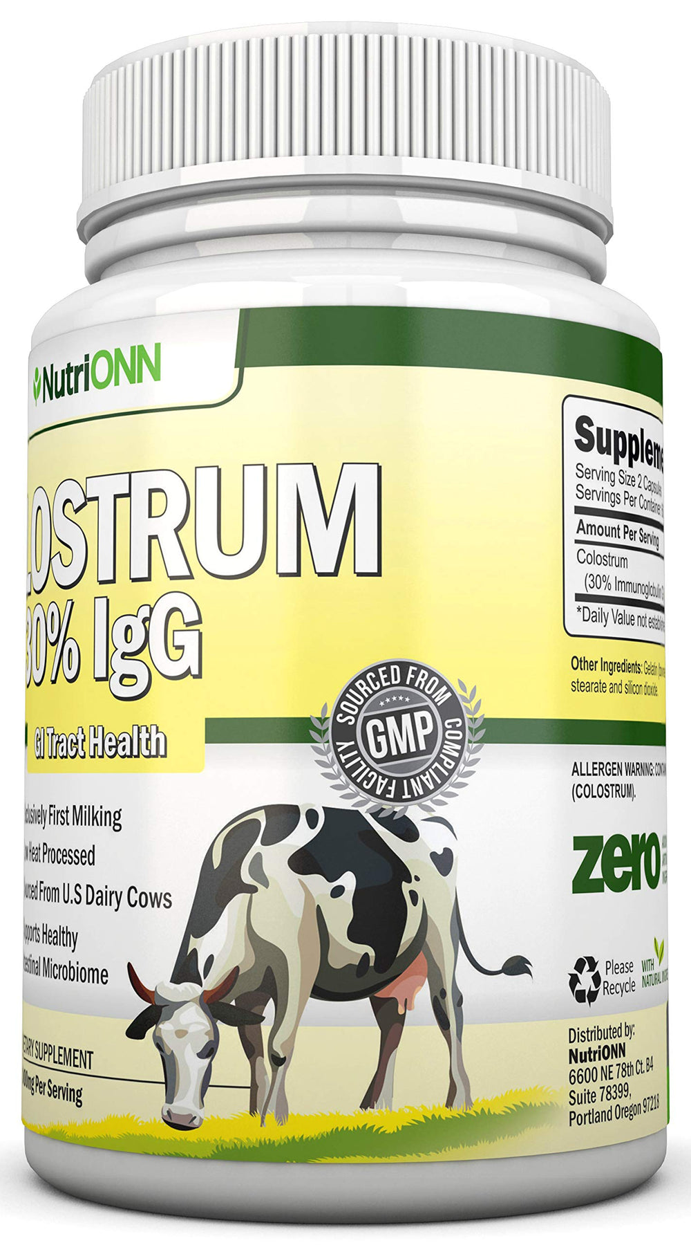 Low heat processed colostrum preserves bioactive proteins
