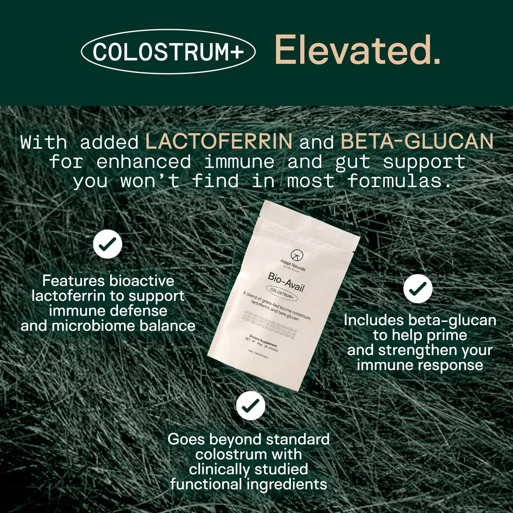 30-day supply box for Adapt Naturals colostrum powder