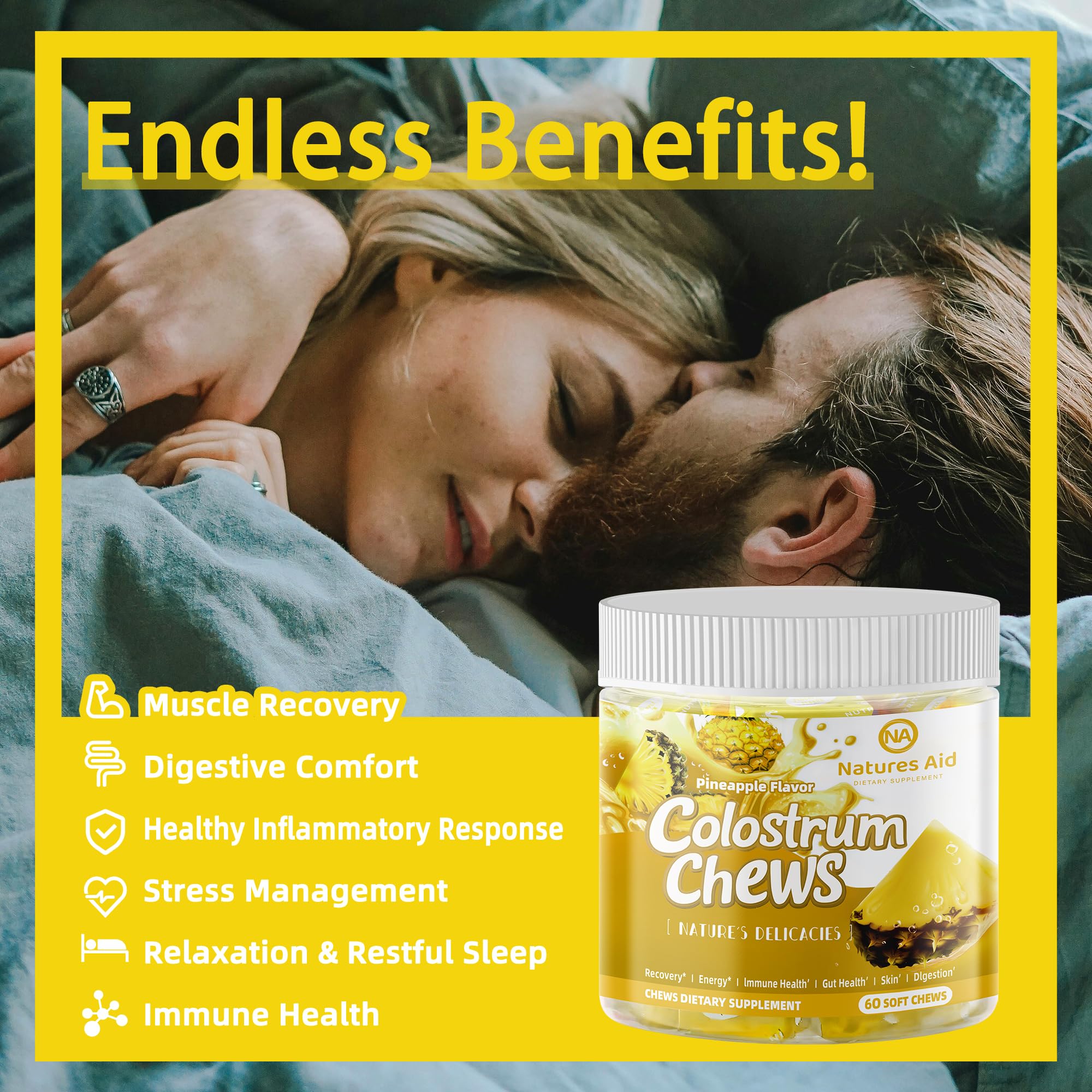 60 individually wrapped chews in bottle