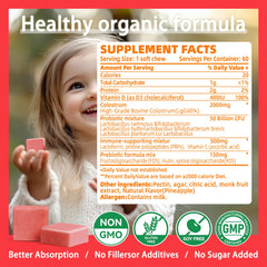 60 individually wrapped colostrum chews