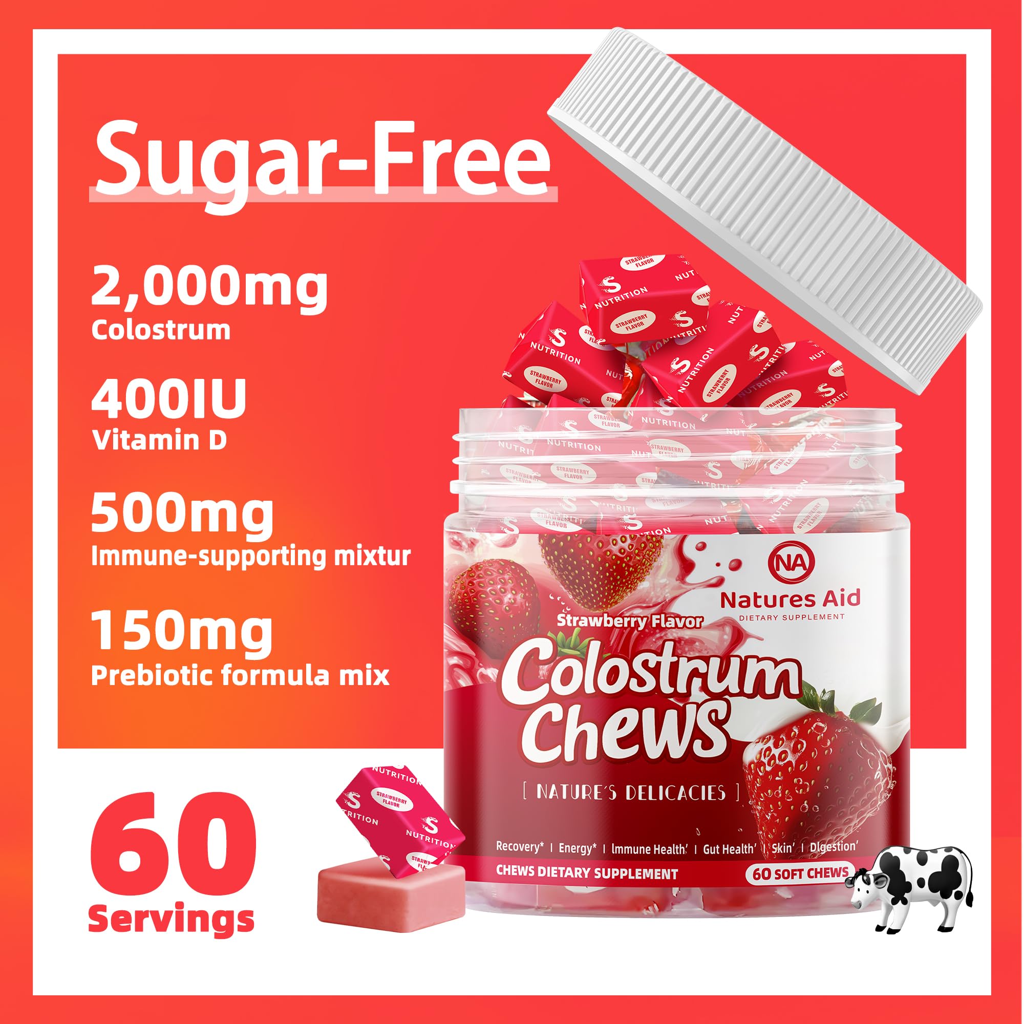 Grass-fed dairy farm where colostrum is sourced