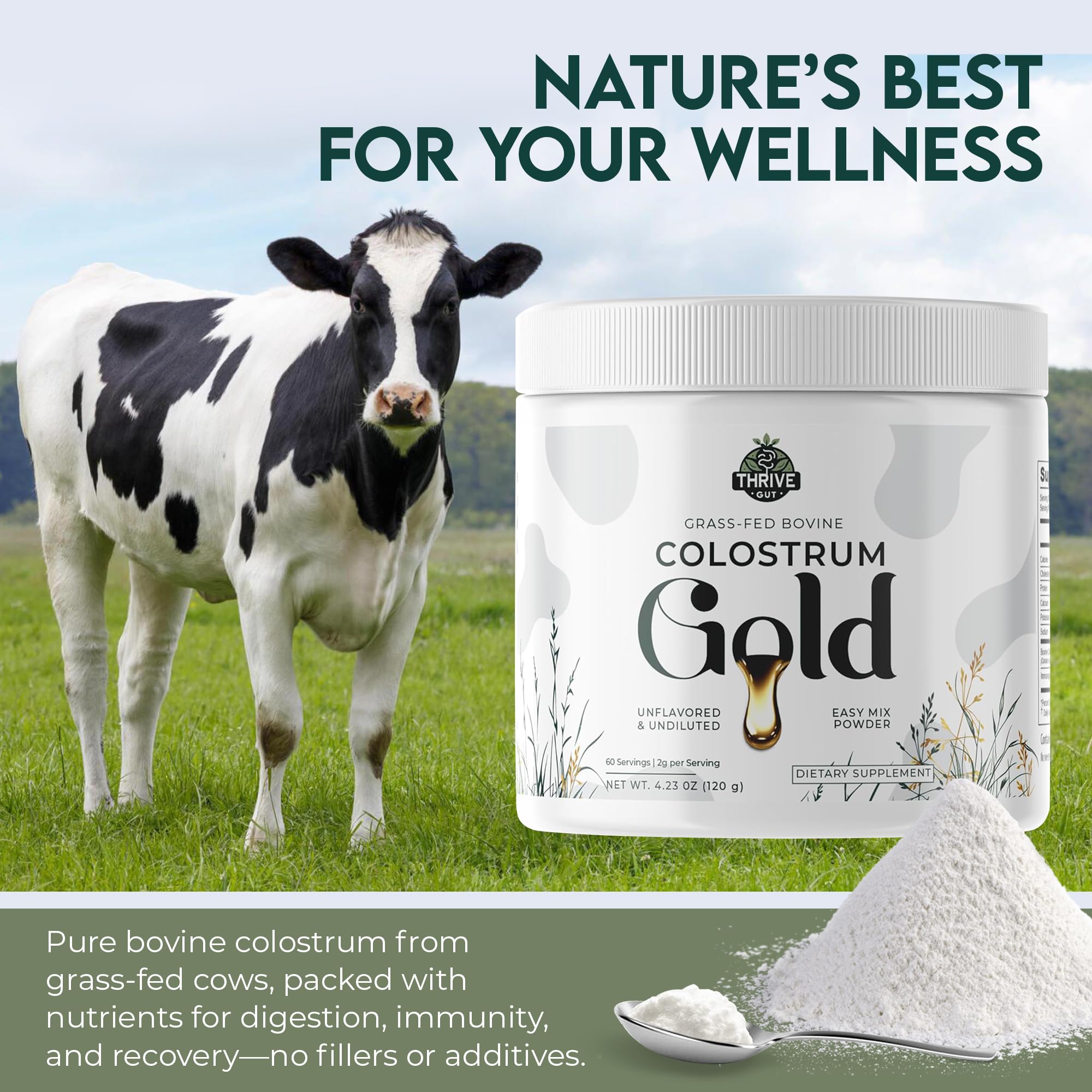 Immune support graphic for Colostrum Gold