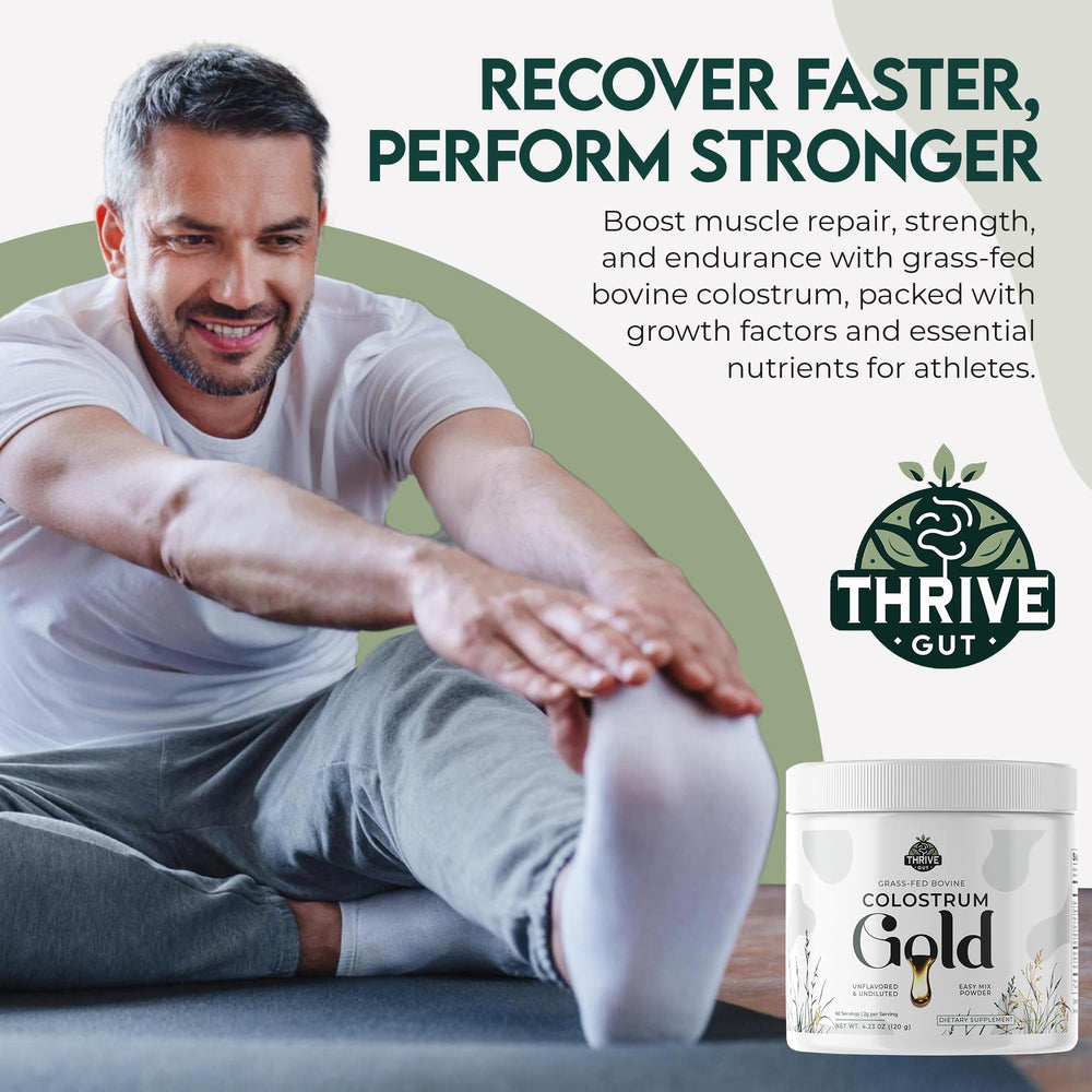 Muscle recovery and strength support image for Colostrum Gold