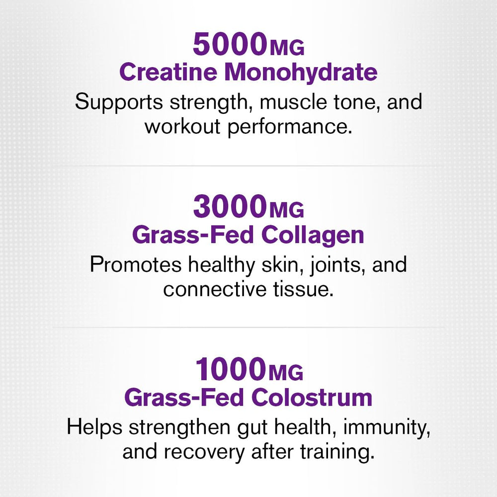 Grass-fed colostrum immunoglobulins for immune support
