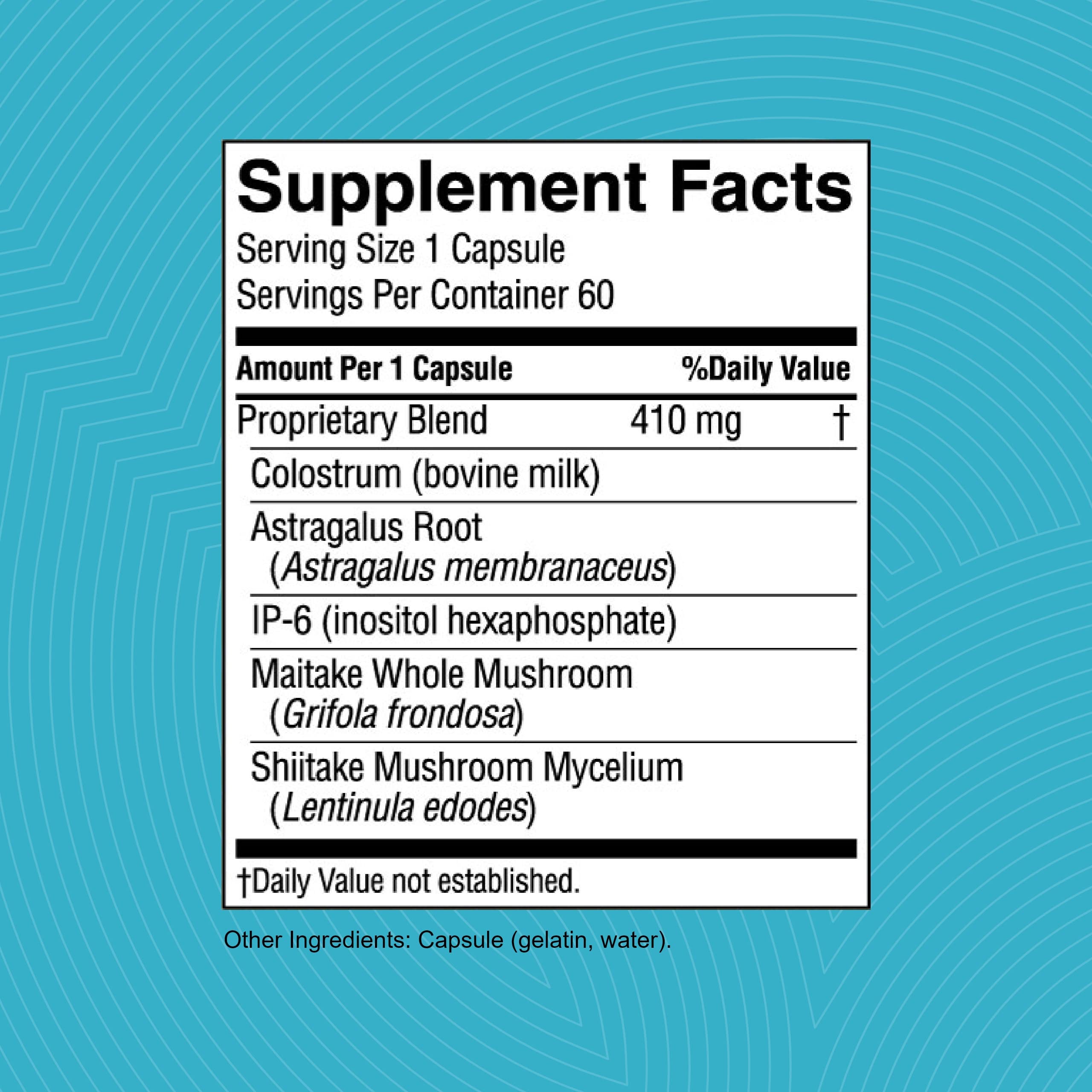 Graphic showing immune support and gastrointestinal health