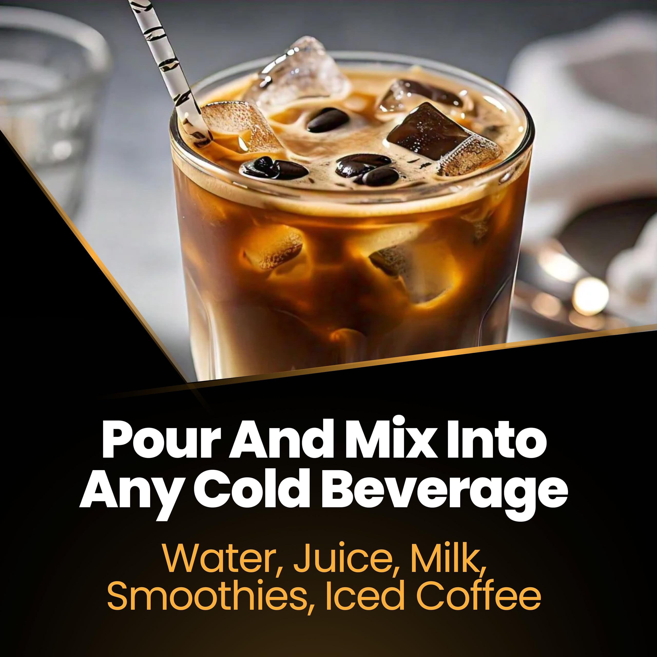 Nutrition label emphasizing gluten-free, sugar-free and fat-free