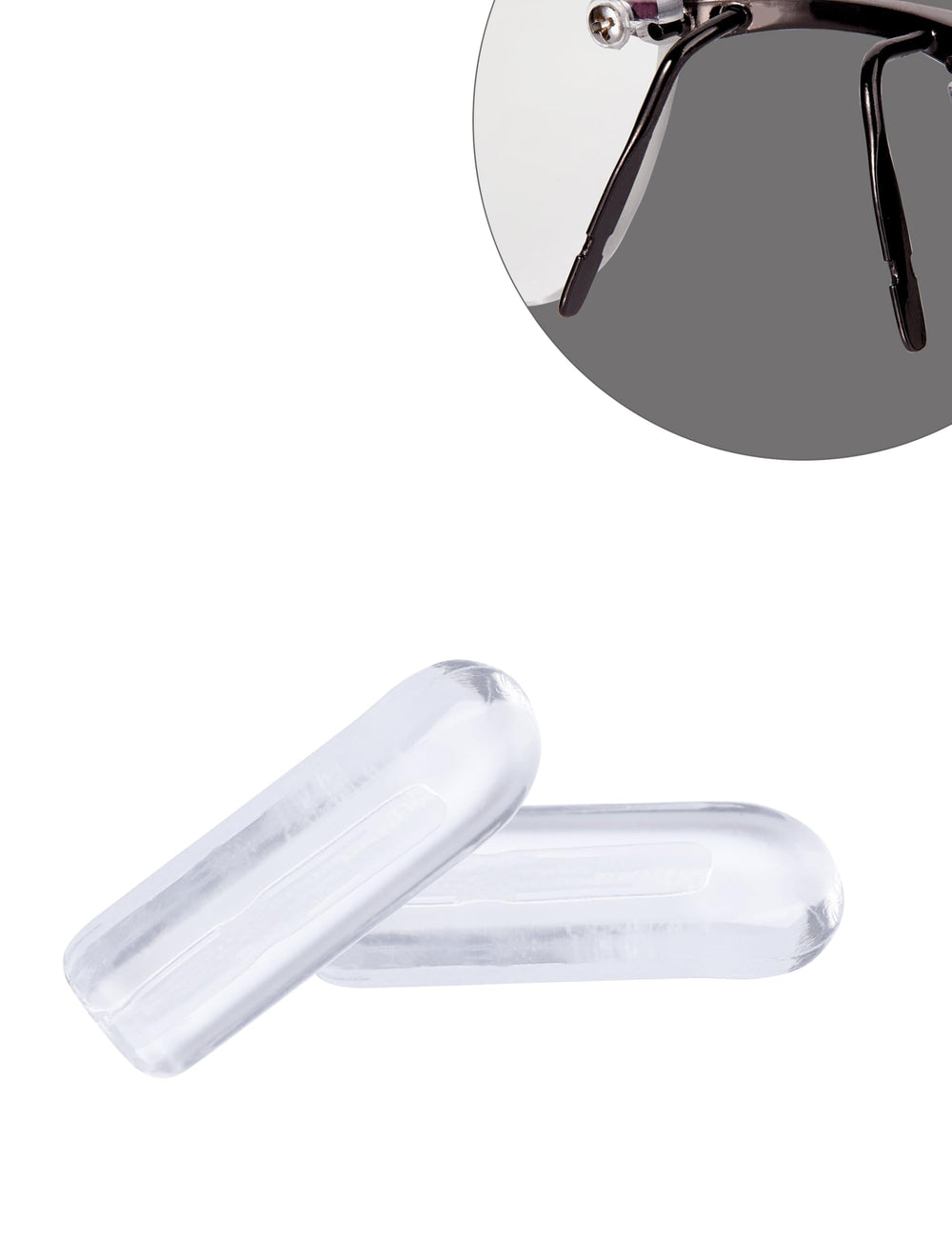 Universal compatibility with most glasses with nose pads