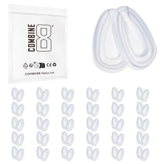 Combine8 30-pair soft silicone eyeglass nose pads packaging