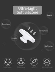 Soft round silicone nose pads for glasses