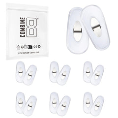 Clear silicone Ray-Ban nose pads (6-pack)