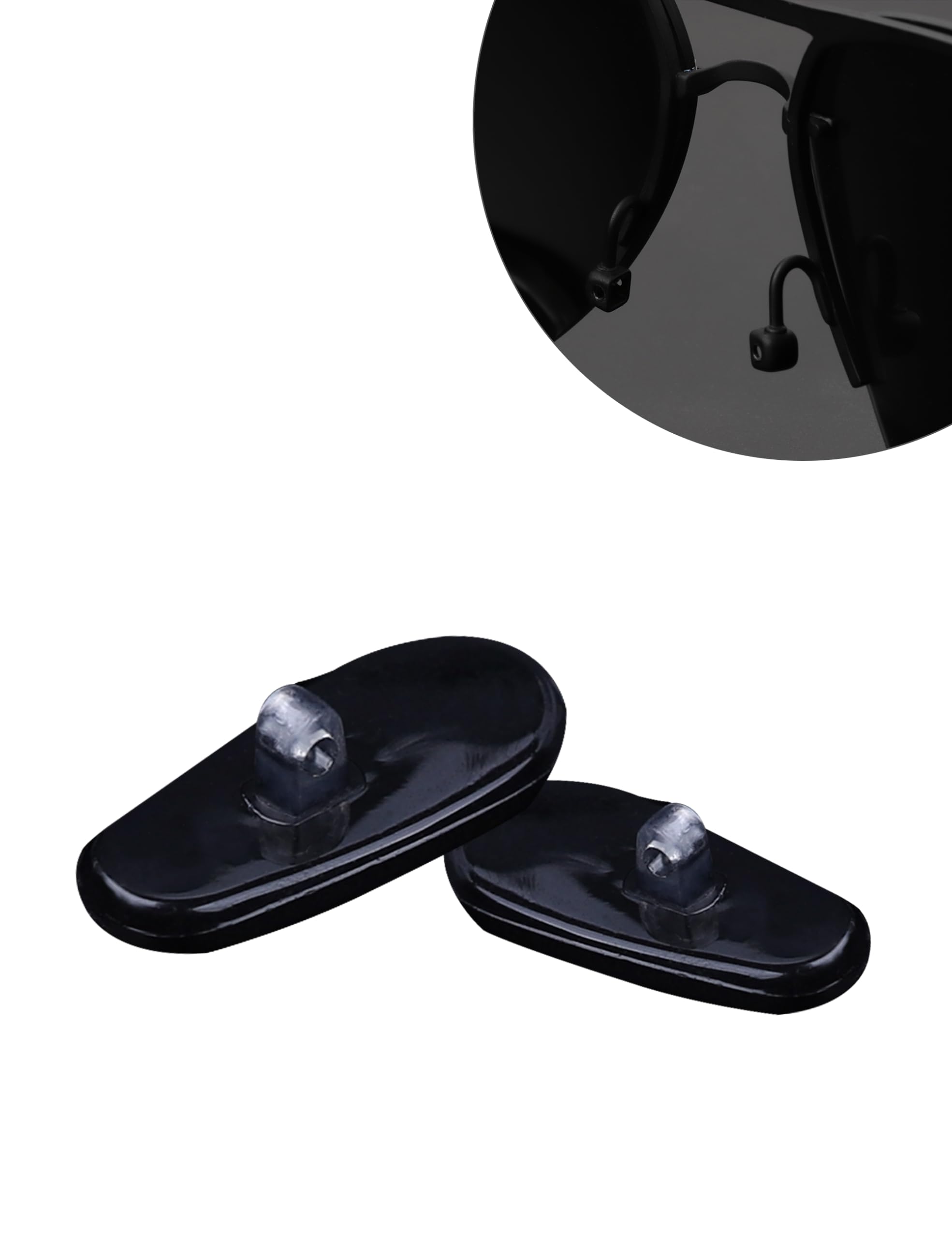 Installation steps for nose pad replacement