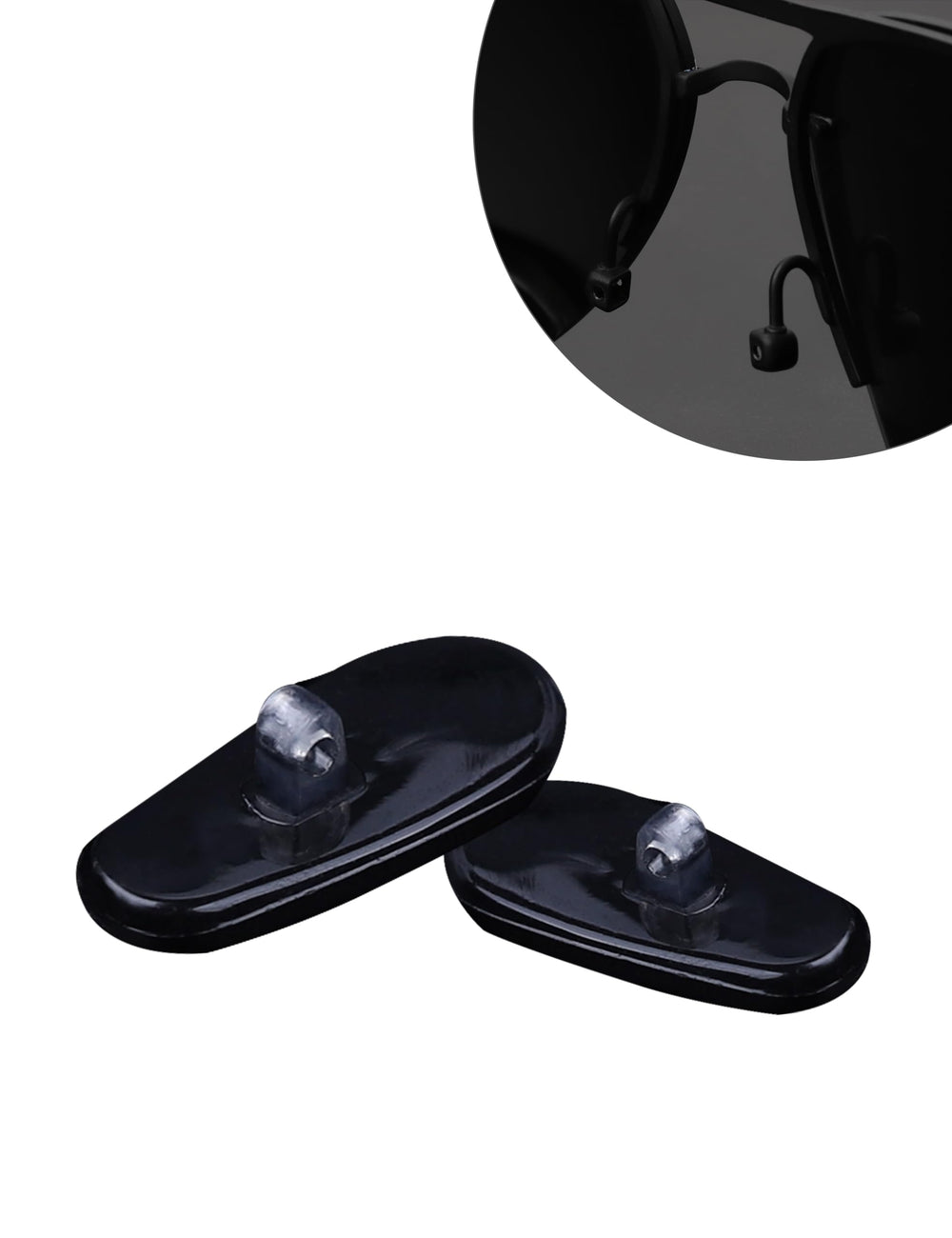 Installation steps for nose pad replacement